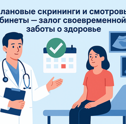 Плановые скрининги и смотровые кабинеты — залог своевременной заботы о здоровье
